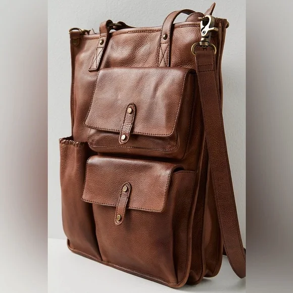 NWTS FREE PEOPLE LEATHER BAG - Picture 1 of 12